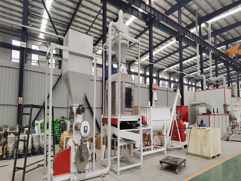 dry type production line pellet machine goose Philippines